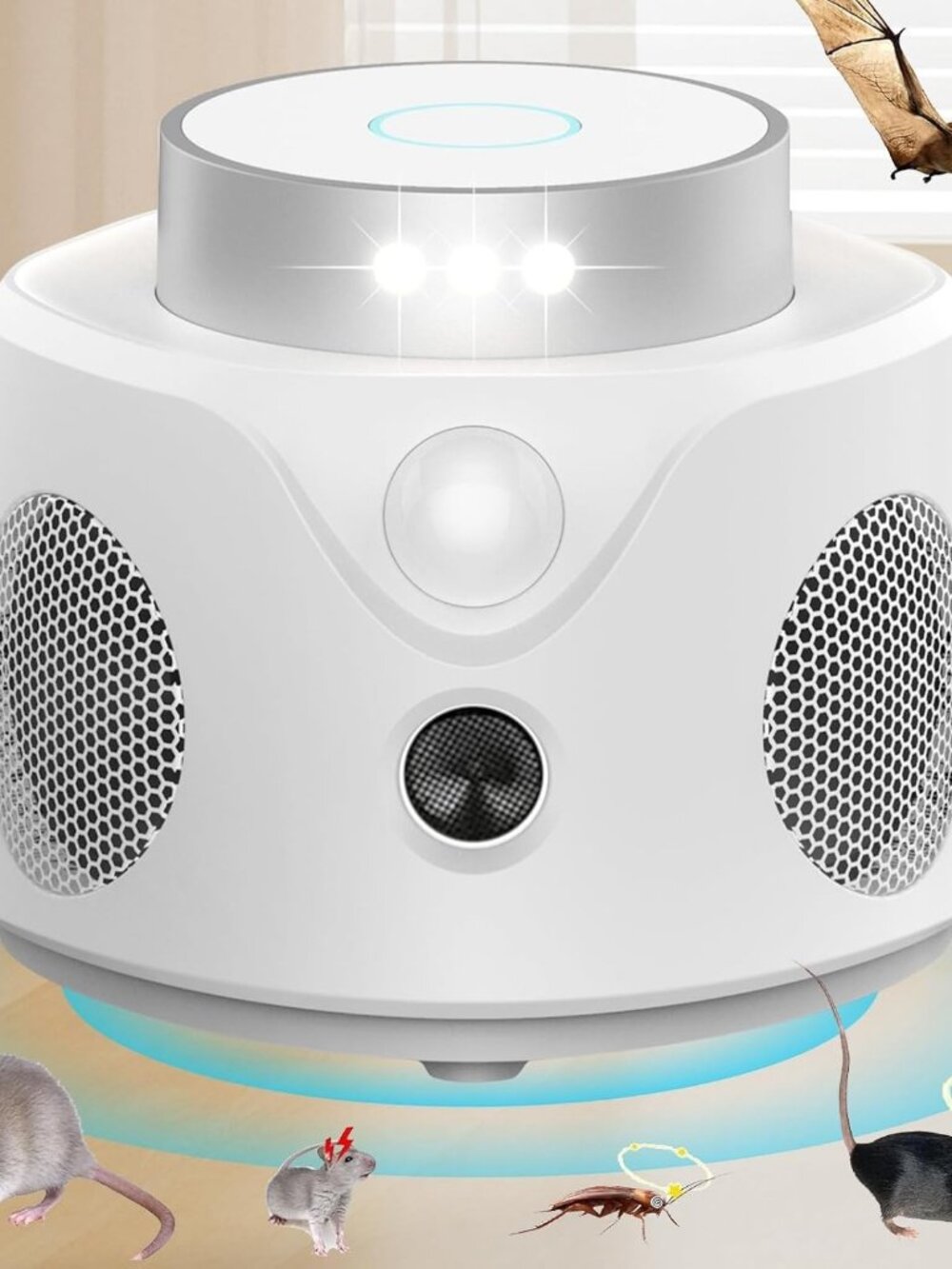 Qulem Ultrasonic Pest Repeller - Plug-In Indoor Mouse & Insect Repellent